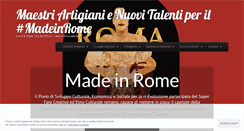 Desktop Screenshot of made-in-rome.com