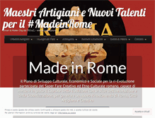 Tablet Screenshot of made-in-rome.com